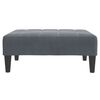 vidaXL 2-Seater Sofa Bed with Footstool Dark Grey Velvet