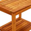 vidaXL Coffee Table 50x35x45 cm Solid Acacia Wood