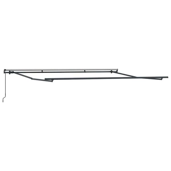 vidaXL Awning Manual Anthracite 4 x 3 m Metal