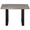vidaXL Coffee Table with Live Edges 60x60x40 cm Solid Acacia Wood