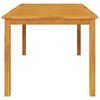 vidaXL Garden Dining Table 180x90x75 cm Solid Wood Acacia