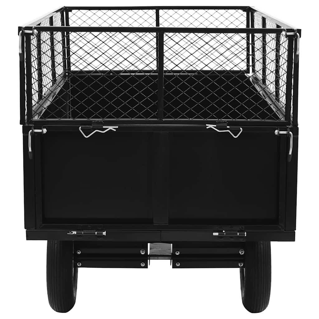 vidaXL Tipping Trailer for Lawn Mower 300 kg Load