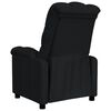 vidaXL Recliner Chair Black Fabric