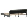 vidaXL Bed Frame "Dover" Dark Grey 193x203 cm Fabric