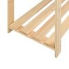vidaXL 5-Tier Storage Rack 170x38x170 cm Solid Pinewood 500 kg