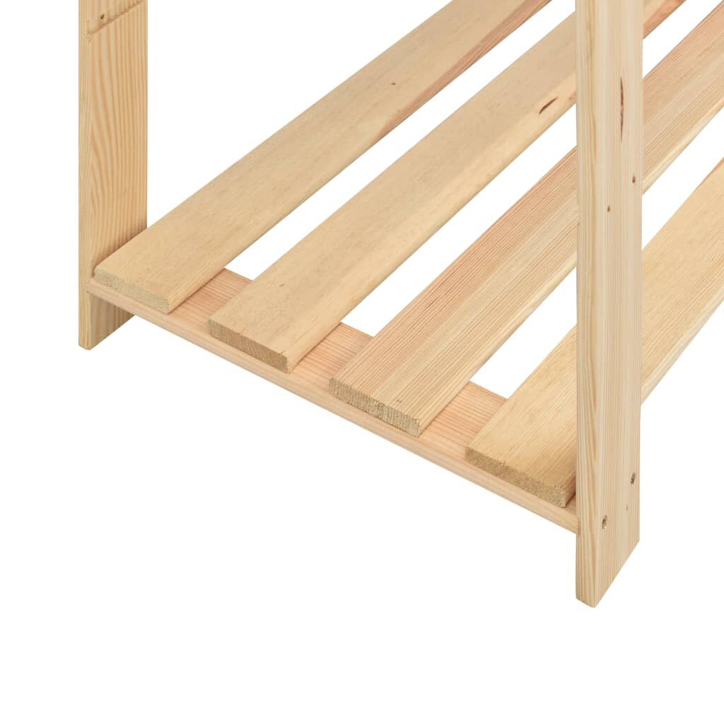 vidaXL 5-Tier Storage Rack 170x38x170 cm Solid Pinewood 500 kg