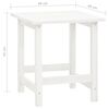 vidaXL Garden Adirondack Chair with Table Solid Fir Wood White