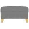 vidaXL Bench Dark Grey 70x35x41 cm Fabric