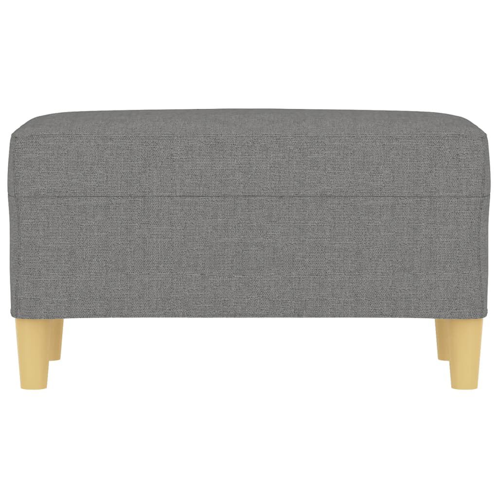 vidaXL Bench Dark Grey 70x35x41 cm Fabric