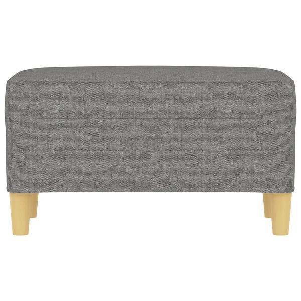 vidaXL Bench Dark Grey 70x35x41 cm Fabric