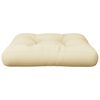 vidaXL Pallet Cushion Cream 60x60x12 cm Fabric