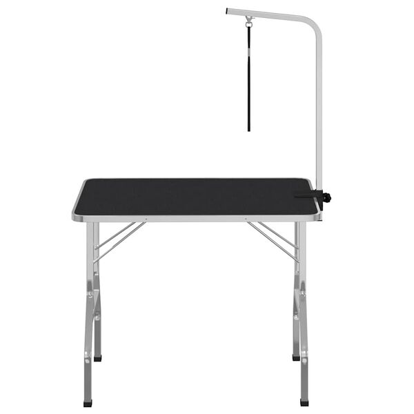 vidaXL Adjustable Dog Grooming Table with 1 Loop