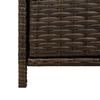 vidaXL Garden Storage Cabinet Brown 83x45x76 cm Poly Rattan