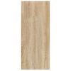 vidaXL Book Cabinet/Room Divider Sonoma Oak 60x30x72 cm