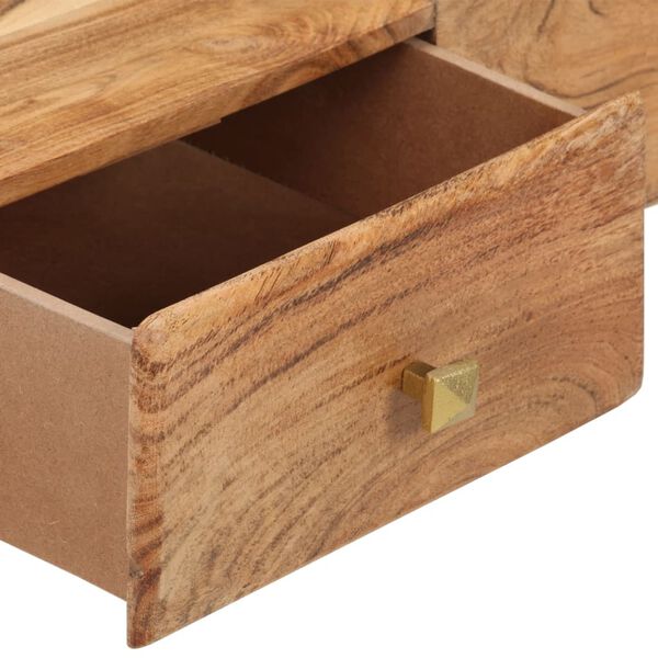 vidaXL Coffee Table 70x60x42 cm Solid Acacia Wood