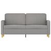 vidaXL 2-Seater Sofa Light Grey 140 cm Fabric