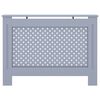 vidaXL Radiator Cover Anthracite 112x19x81.5 cm MDF