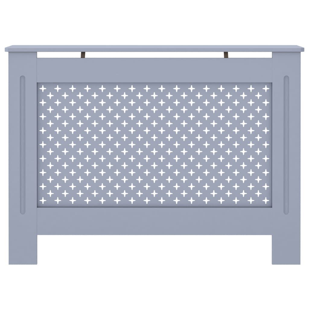 vidaXL Radiator Cover Anthracite 112x19x81.5 cm MDF