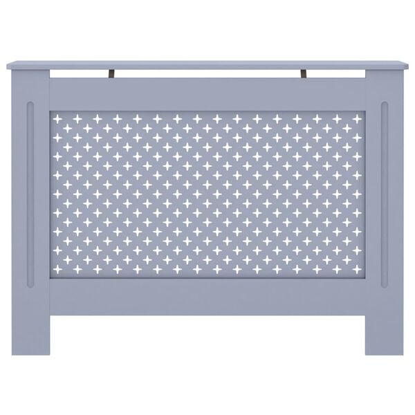 vidaXL Radiator Cover Anthracite 112x19x81.5 cm MDF