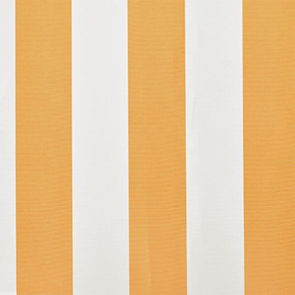 vidaXL Awning Top Sunshade Canvas Sunflower Yellow & White 4 x 3 m