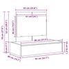 vidaXL Dressing Table Brown 83 x 40 x 70 cm Engineered wood