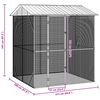 vidaXL Bird Cage Anthracite 215 x 208 x 247 cm Galvanised steel