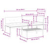 vidaXL 3 Piece Garden Pallet Sofa Set with Cushions Solid Wood Acacia