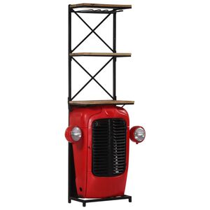 vidaXL Tractor Wine Cabinet 49x31x172 cm Solid Mango Wood