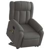 vidaXL Electric Stand up Massage Recliner Chair Dark Grey Fabric