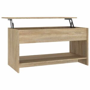 vidaXL Coffee Table Sonoma Oak 102x50x52,5 cm Engineered Wood