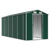 vidaXL Garden Shed Green 191x470x198 cm Galvanised Steel