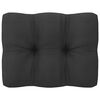 vidaXL 2 Piece Garden Lounge Set with Cushions White Solid Pinewood