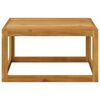 vidaXL 6 Piece Garden Lounge Set with Cushion Cream Solid Acacia Wood