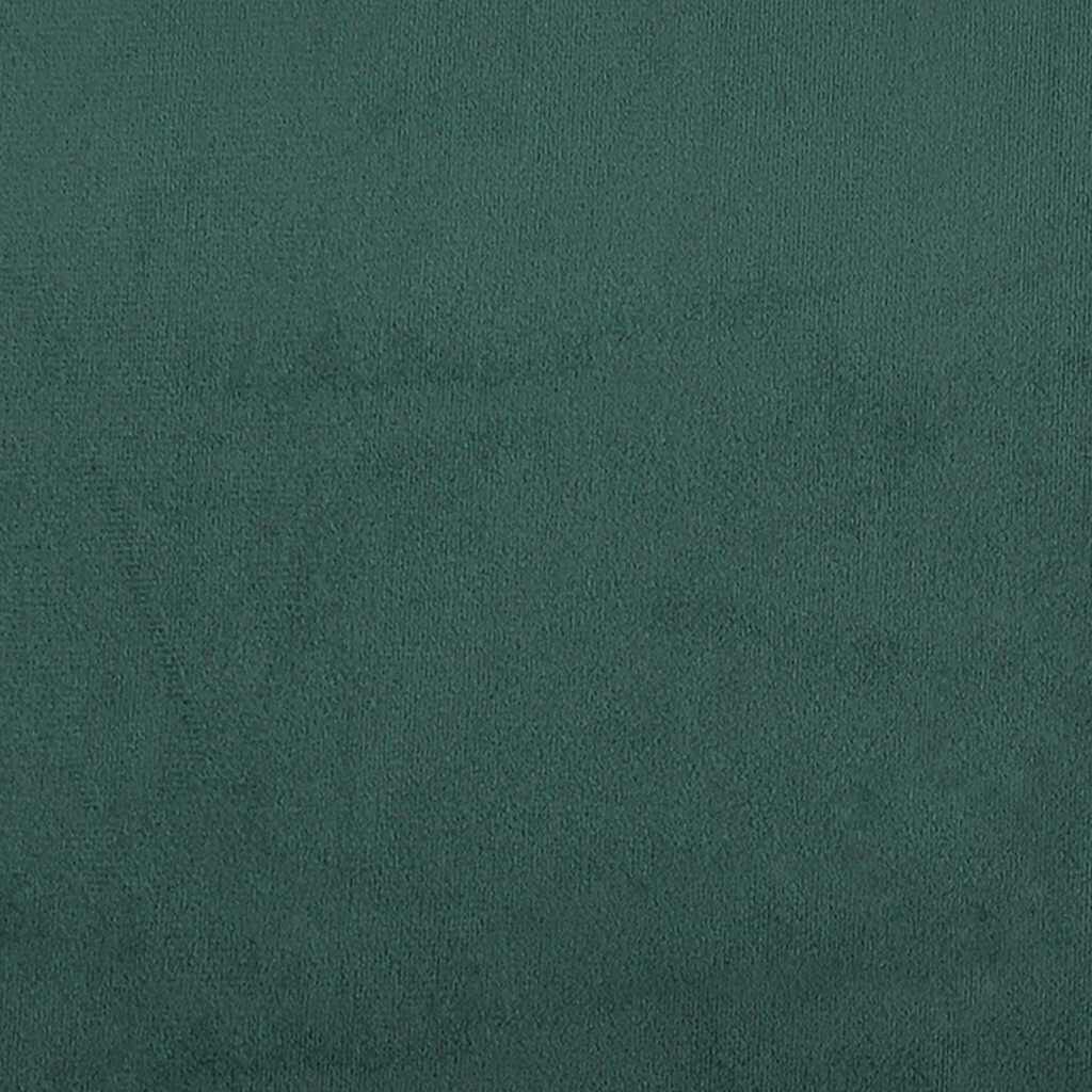 vidaXL Relaxing Chair Dark Green Velvet