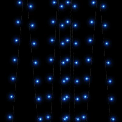 vidaXL Solar Fairy Lights 2 pcs 2x200 LED Blue Indoor Outdoor