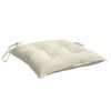 vidaXL Chair Cushions 4 pcs Cream White 40x40x7 cm Oxford Fabric