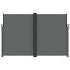 vidaXL Retractable Side Awning Anthracite 220x1200 cm