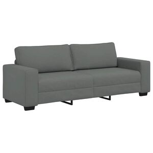vidaXL 3-Seater Sofa&nbsp;Dark Grey 180 cm Fabric