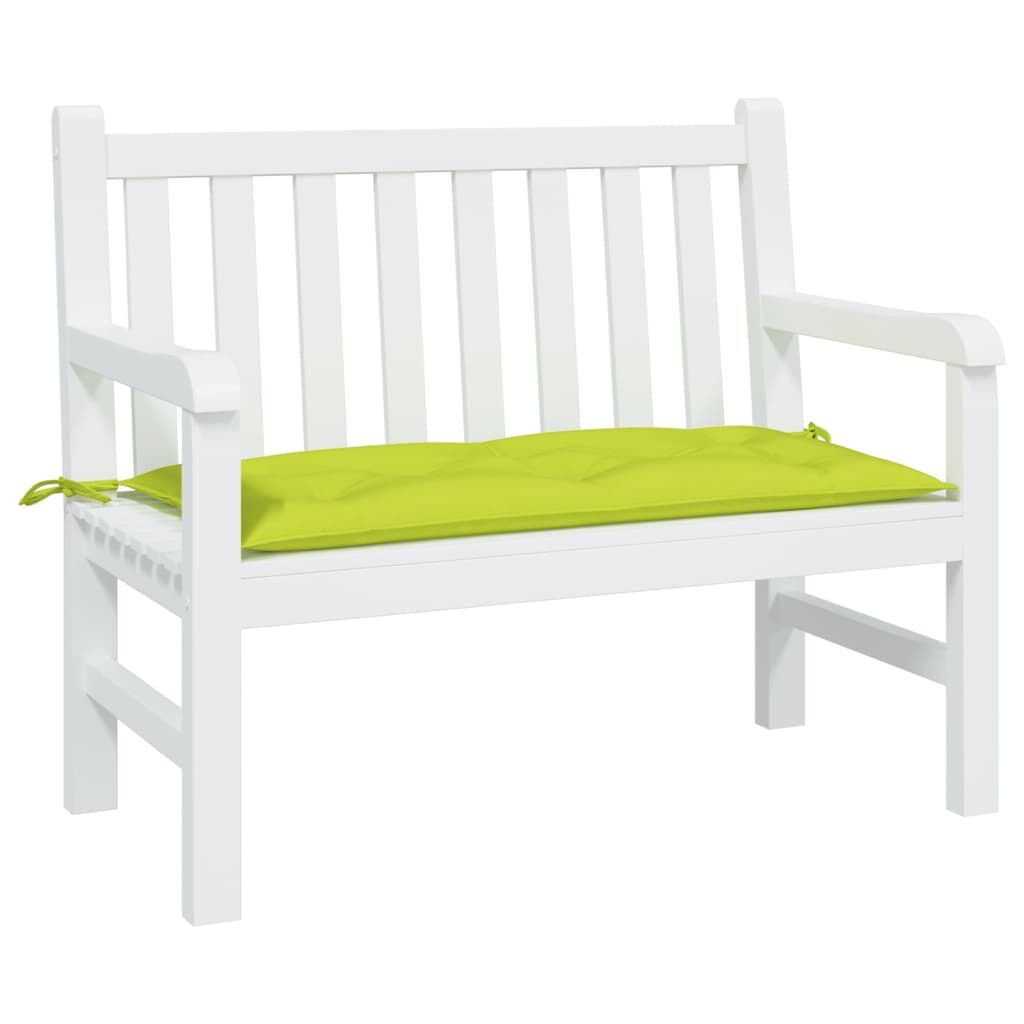 vidaXL Garden Bench Cushion Bright Green 100x50x7 cm Oxford Fabric