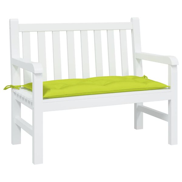 vidaXL Garden Bench Cushion Bright Green 100x50x7 cm Oxford Fabric