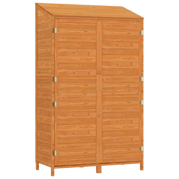 vidaXL Garden Shed Brown 102x52x174.5 cm Solid Wood Fir