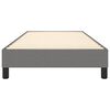 vidaXL Bed Frame without Mattress Dark Grey Twin Fabric (US Only)