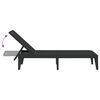 vidaXL Sun Lounger Anthracite 186x60x29 cm PP