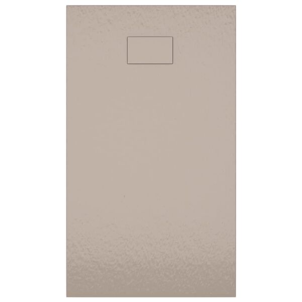 vidaXL Shower Base Tray SMC Brown 120x70 cm