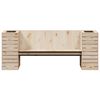 vidaXL Planter Bench 167.5x60x65 cm Solid Wood Pine