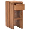 vidaXL Bedside Cabinet 20x35x50 cm Solid Teak Wood
