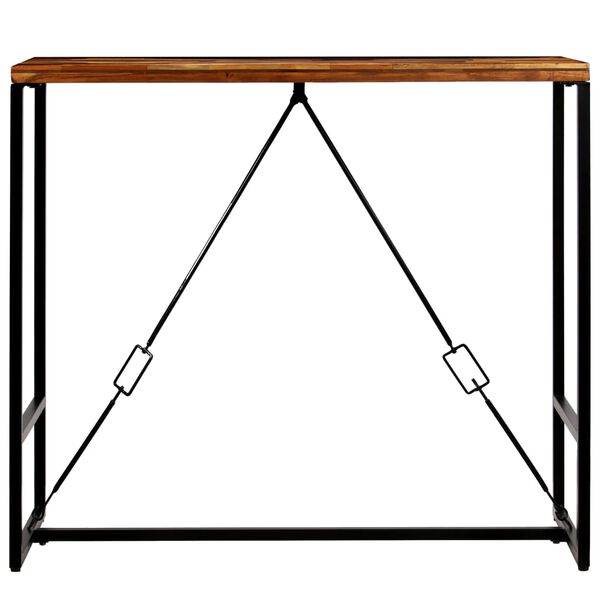 vidaXL Bar Table Solid Reclaimed Wood 120x60x106 cm