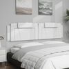vidaXL Headboard Cushion "Viana" White 193 cm Faux Leather