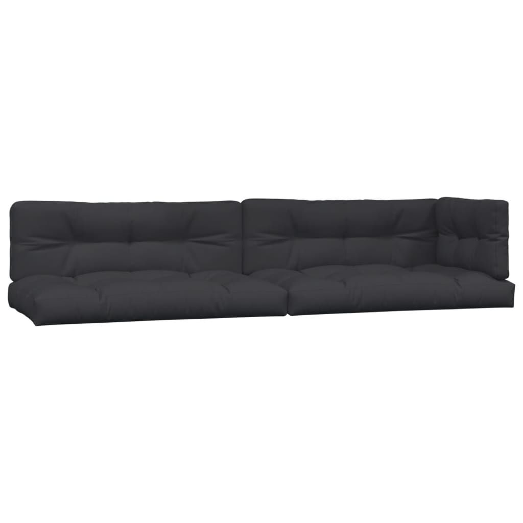 vidaXL 3 Piece Garden Pallet Sofa Set with Cushions Solid Wood Acacia