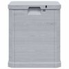 vidaXL Garden Storage Box 90 L Light Grey
